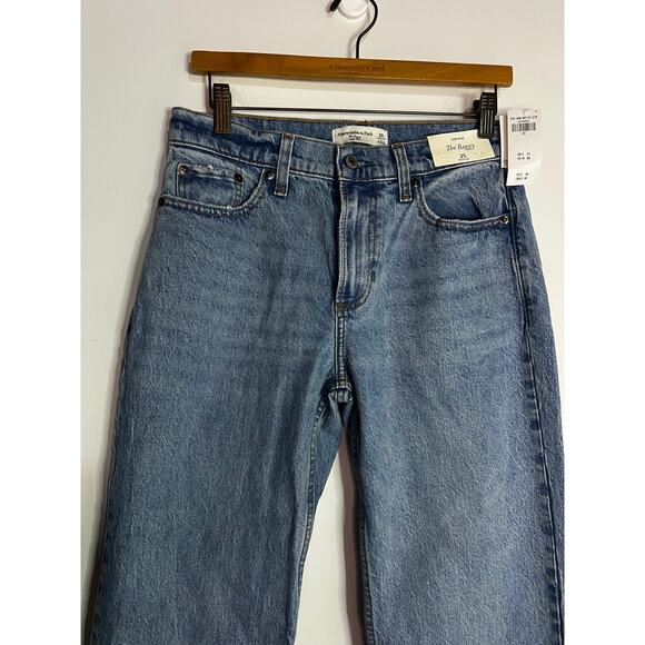 Abercrombie & Fitch Low Rise The Baggy Jean Size 25 Waist 30 inches - Picture 2 of 5